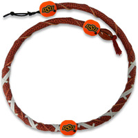 Oklahoma State Cowboys Necklace Spiral Football CO