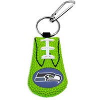 Seattle Seahawks Keychain Team Color Football Green CO