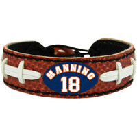 Denver Broncos Bracelet Classic Football Peyton Manning Design CO