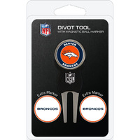 Denver Broncos Golf Divot Tool with 3 Markers