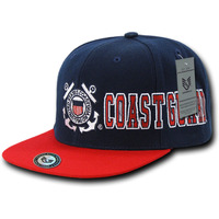""D-Day" Military Caps, CoastGuard,NvyRed"