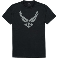 30 Single Tee, US AirForce 3, Black, 2X