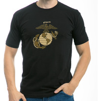 30 Single Tee, US Marine 2, Black, M