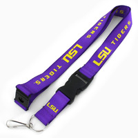 LSU Tigers Lanyard Purple