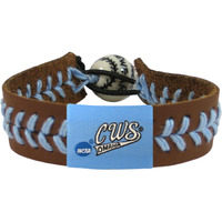 College World Series Bracelet Classic Baseball Logo Brown CO