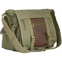 Deluxe Concealed-Carry Messenger Bag - Vintage Olive Drab