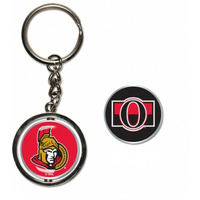 Ottawa Senators Key Ring Spinner Style - Special Order