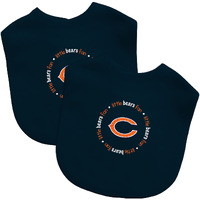 Chicago Bears Baby Bib 2 Pack