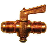 PLUG VALVE 1/4" BRASS (Pack of 1)