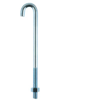 BOLT J W/NUT 3/8""X7"" (Pack of 10)