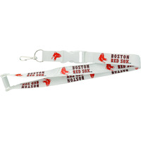 Boston Red Sox Lanyard White