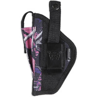 Bulldog Muddy Girl Camo Belt and clip ambi holster w/clam shell packaging