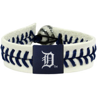 Detroit Tigers Bracelet Genuine Baseball CO