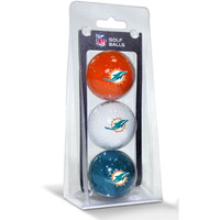 Miami Dolphins 3 Pack of Golf Balls