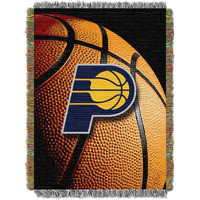 Pacers OFFICIAL National Basketball Association, "Photo Real" 48"x 60" Woven Tapestry Throw by The Northwest Company(D0102HHM2HV.)