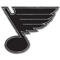 St. Louis Blues Auto Emblem - Silver