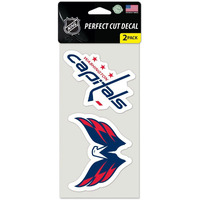 Washington Capitals Set of 2 Die Cut Decals