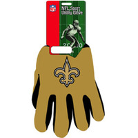 New Orleans Saints Two Tone Adult Size Gloves