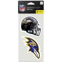 Baltimore Ravens Set of 2 Die Cut Decals