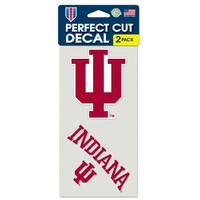Indiana Hoosiers Set of 2 Die Cut Decals