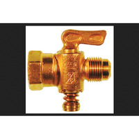 FLARE VALVE BRS3/8"X1/2" (Pack of 1)