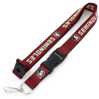 Florida State Seminoles Lanyard Maroon