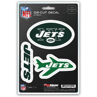 New York Jets Decal Die Cut Team 3 Pack
