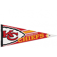 Kansas City Chiefs Pennant 12x30 Premium Style