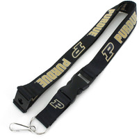 Purdue Boilermakers Lanyard Black