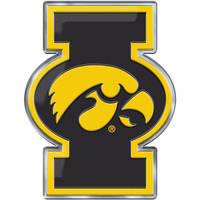 Iowa Hawkeyes Auto Emblem Color Alternate Logo