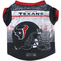 Houston Texans Pet Performance Tee Shirt Size L