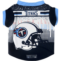 Tennessee Titans Pet Performance Tee Shirt Size XS
