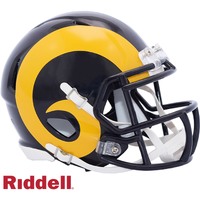 Los Angeles Rams Helmet Riddell Replica Mini Speed Style 1981-1999 T/B