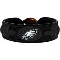 Philadelphia Eagles Bracelet Team Color Football Tonal Black CO