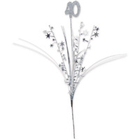 Glittered  40  Metallic Star Spray