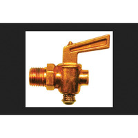 DRAIN VALVE 1/4"BRS LVR (Pack of 1)