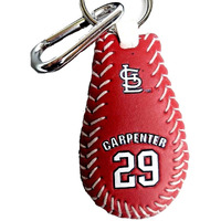 St. Louis Cardinals Keychain Team Color Baseball Chris Carpenter CO