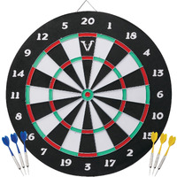 Viper Double Play Coiled Paper Fiber Dartboard with Darts