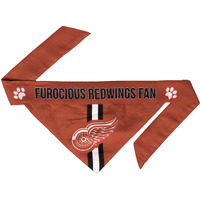 Detroit Red Wings Pet Bandanna Size M - Special Order