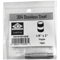 NIPPLE SS 1/8"X2" (Pack of 1)