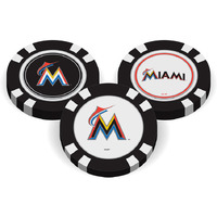 Miami Marlins Golf Chip with Marker