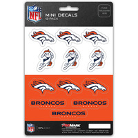 Denver Broncos Decal Set Mini 12 Pack