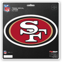 San Francisco 49ers Decal 8x8 Die Cut