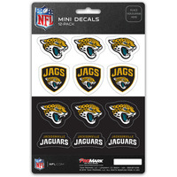 Jacksonville Jaguars Decal Set Mini 12 Pack