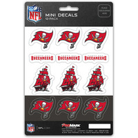 Tampa Bay Buccaneers Decal Set Mini 12 Pack