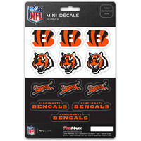 Cincinnati Bengals Decal Set Mini 12 Pack