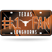 Texas Longhorns License Plate #1 Fan