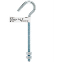 HOOK CLOTHSLN5/16""X6"" (Pack of 10)