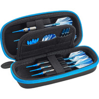 Casemaster Sentry Dart Case with Blue Zipper