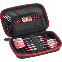 Casemaster Sentinel Dart Case with Red Zipper